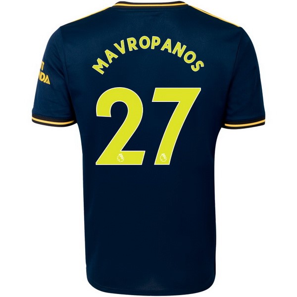Camiseta Arsenal NO.27 Mavropanos 3ª Kit 2019 2020 Azul